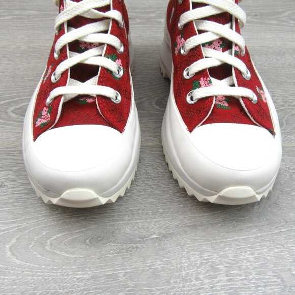 Converse Run Star Hike Platform Rose Cross Stitch Womens Size 7.5 NEW - Picture 5 of 16